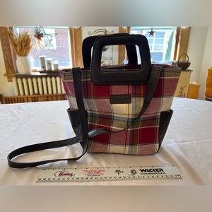 Plaid Longaberger Purse